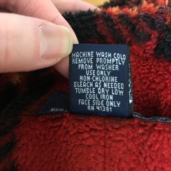 Vintage Polo Ralph Lauren Plaid Fleeced Hoodie Denim Trucker Jacket XL - Picture 9 of 14